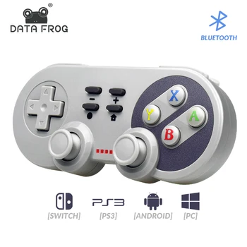 

Data Frog Wireless Bluetooth Gamepad Joystick Controller Suit for Windows/PS3/Anoroid/PC/Nintndo Switch Console Remote Gamepad