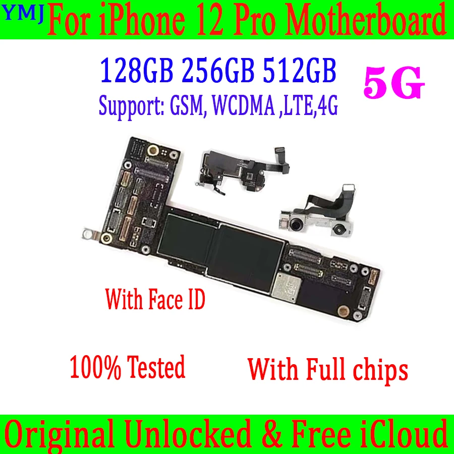 Поддержка обновления ОС и Φ networ для материнской платы IPhone 12 Pro 128 ГБ/256 ГБ 100%