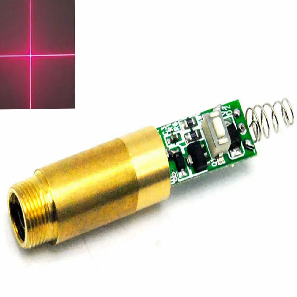 

Industrial 650nm Red Cross Laser Diode Module APC Circuit 200mW DC3.7V