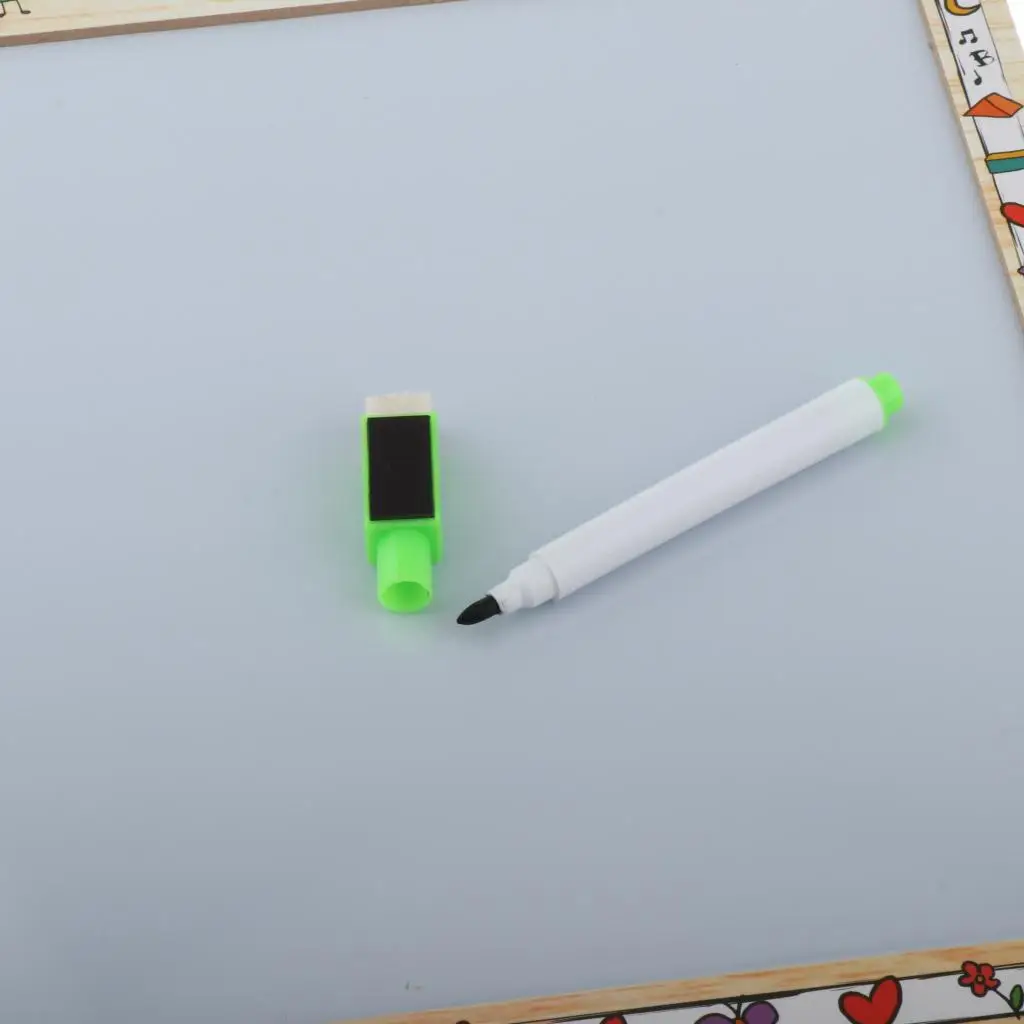 2 In 1 Magnetic Letter Stickers with Doodling Whiteboard, Classroom Home Education Toys for Kids