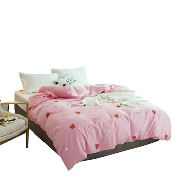 

100% Cotton Cartoon Bedding Set Reactive Printing Quilt /duvet Covers Comforter Shell Twin Full Queen King Size