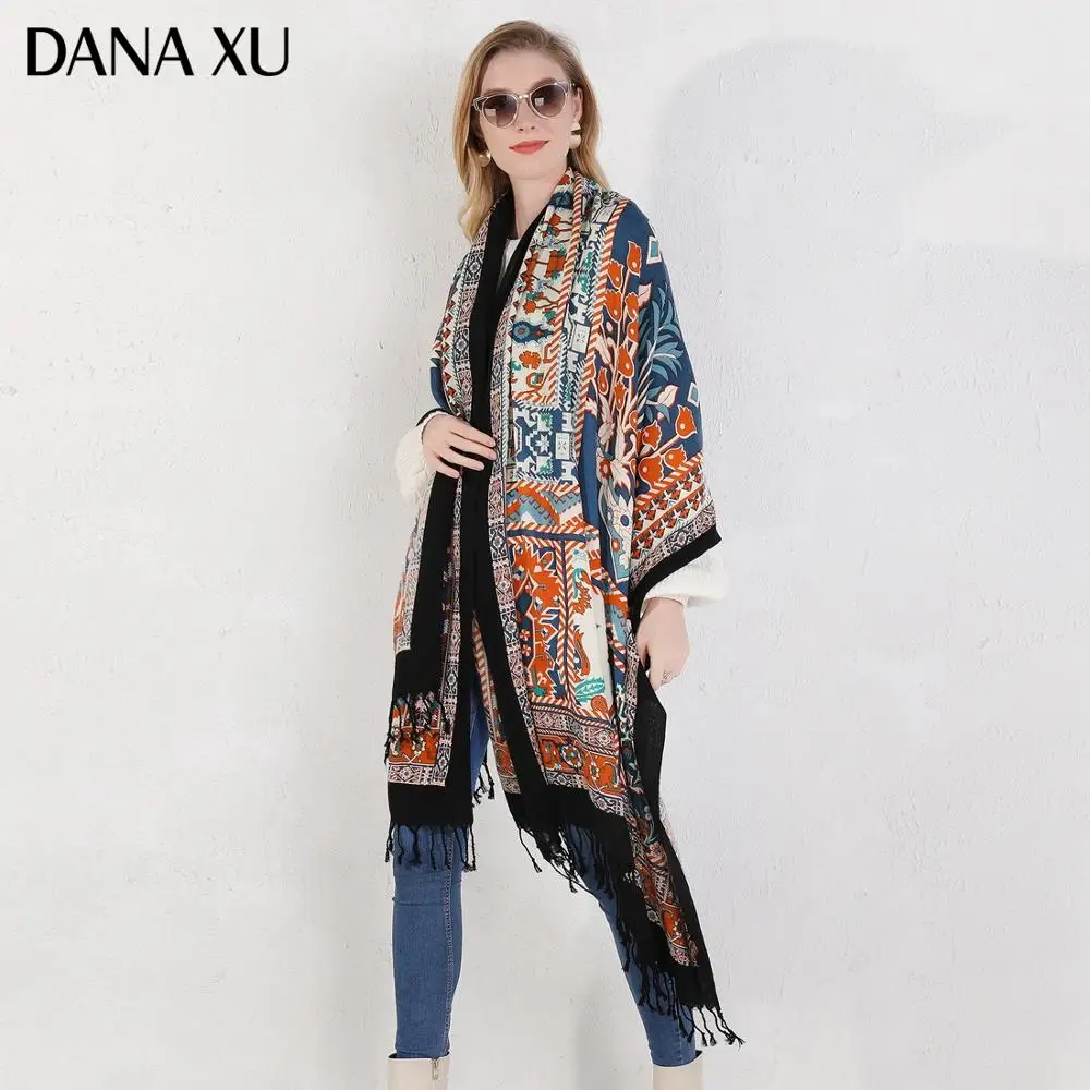 

Fashion Winter Scarf For Women Cashmere Warm Plaid Pashmina Scarf Luxury Brand Blanket Wraps Female Scarves And Shawls 2020