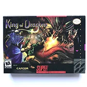 

The King of Dragons with box 16bit game cartridge US Version