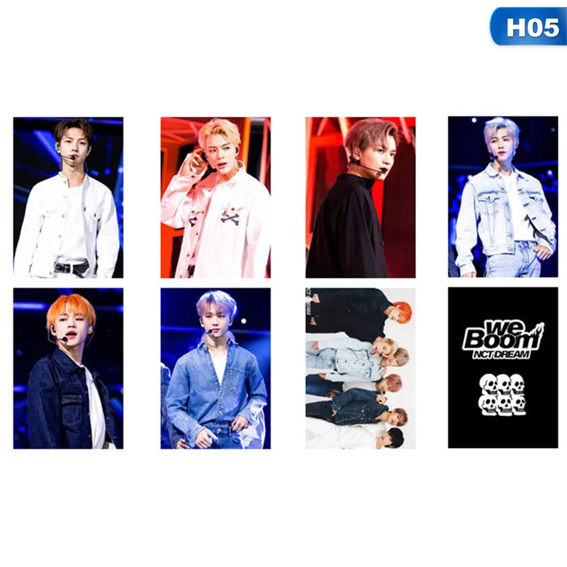 7 шт./компл. K-POP NCT127 NCT мечта ломо карты плакат самодельные бумажные фото карты вентиляторы коллекция подарков