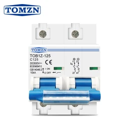 Enhanced DC Circuit Breaker for PV Systems, 600V, 125A/100A/80A, C Curve, Battery Main Switch
