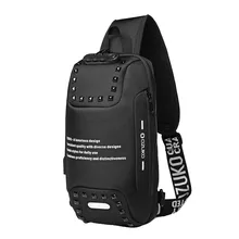 OZUKO, Мужская многофункциональная сумка-мессенджер, противоугонная, водонепроницаемая, для путешествий, высокое качество, нагрудная сумка,, модные повседневные сумки