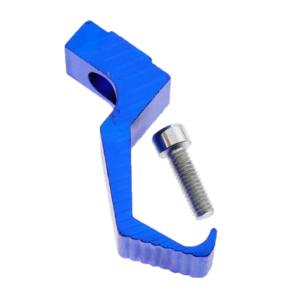 MagiDeal Motorcycle Helmet Hook Wall Mount Display Rack Hanger White & Blue