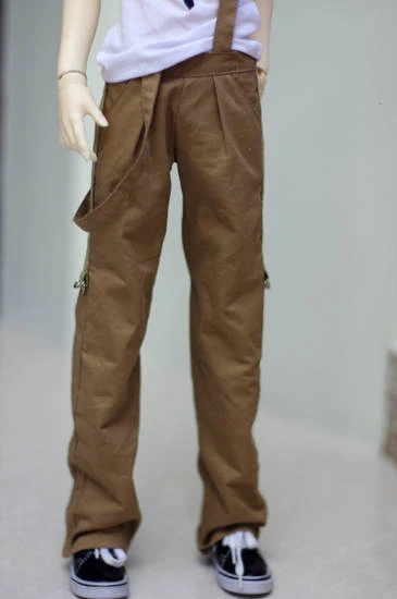 

1/4 1/3 scale BJD clothes Khaki overalls pants for BJD/SD MSD SD13 SD17 Uncle doll accessories C0167