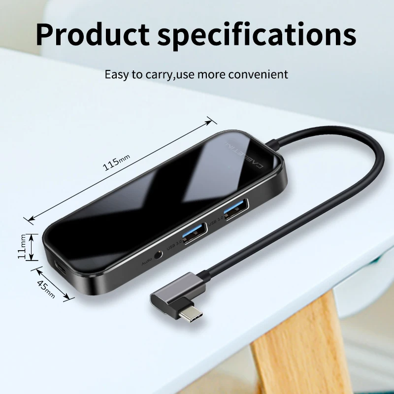 Кабель USB C концентратор USB 3,0 HDMI RJ45 адаптер type-C концентратор для MacBook Pro Air мульти Тип C концентратор с беспроводной зарядкой для iWatch