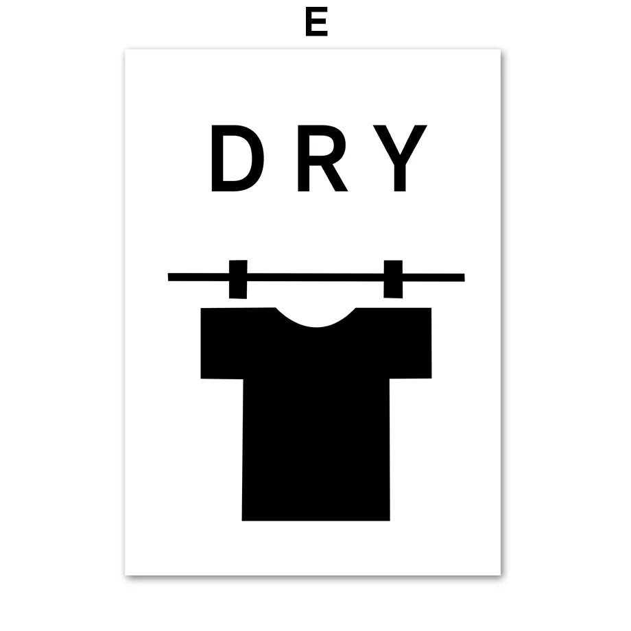 Wash-Dry-Fold-Iron-Laundry-Sign-Black-White-Wall-Art-Canvas-Painting-Nordic-Posters-And-Prints (7)