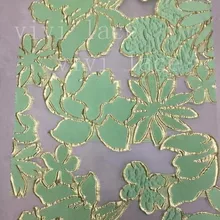 Ja002#7 ярдов/партия цветочный светло-зеленый золотой жаккард хорошего качества для распиловки свадебное платье/вечерние