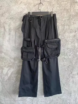 men raf black cargo pants 1