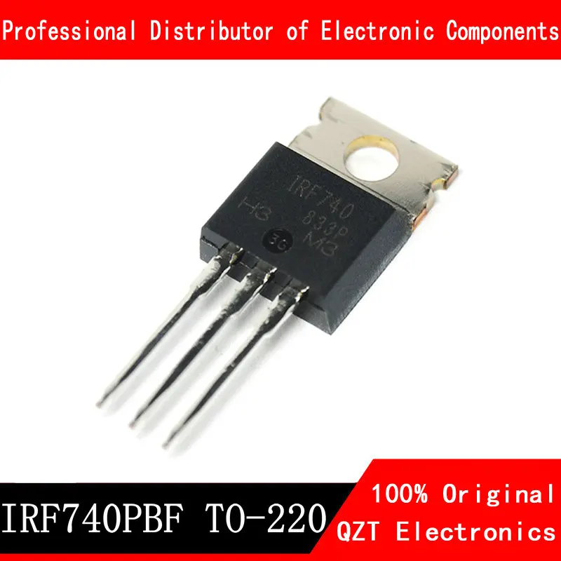 10pcs IRF740 IRF740PBF MOSFET N-Chan 400V 10 Amp TO-220 new original 10pcs new original irf740 irf740pbf 400v 10a to 220 n channel mosfet field effect tube