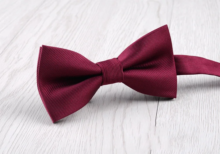 Регулируемая Мужская мода галстук-бабочка красный цвет шампанского сплошной Досуг Тонкий Бабочка Костюм для деловых свадебных вечеринок джентльменские бабочки - Цвет: A06