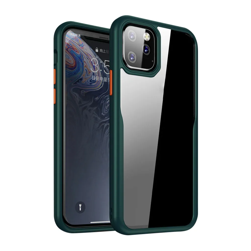 1 шт., тонкий ТПУ чехол для iPhone 11 pro Max, 6,5 дюймов, амортизация, прозрачный ТПУ защитный чехол для iPhone 11 pro Max