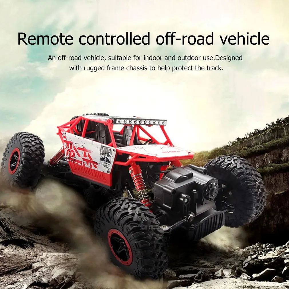 Русская Быстрая 2,4 г 4WD рок сканеры для вождения автомобиля двойной привод двигателей Bigfoot Радиоуправляемая машина внедорожник игрушка ЕС вилка