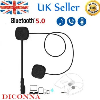 

Motorcycle Helmet Headset Bluetooth 5.0+EDR Headphones Wireless Helmet Earphone