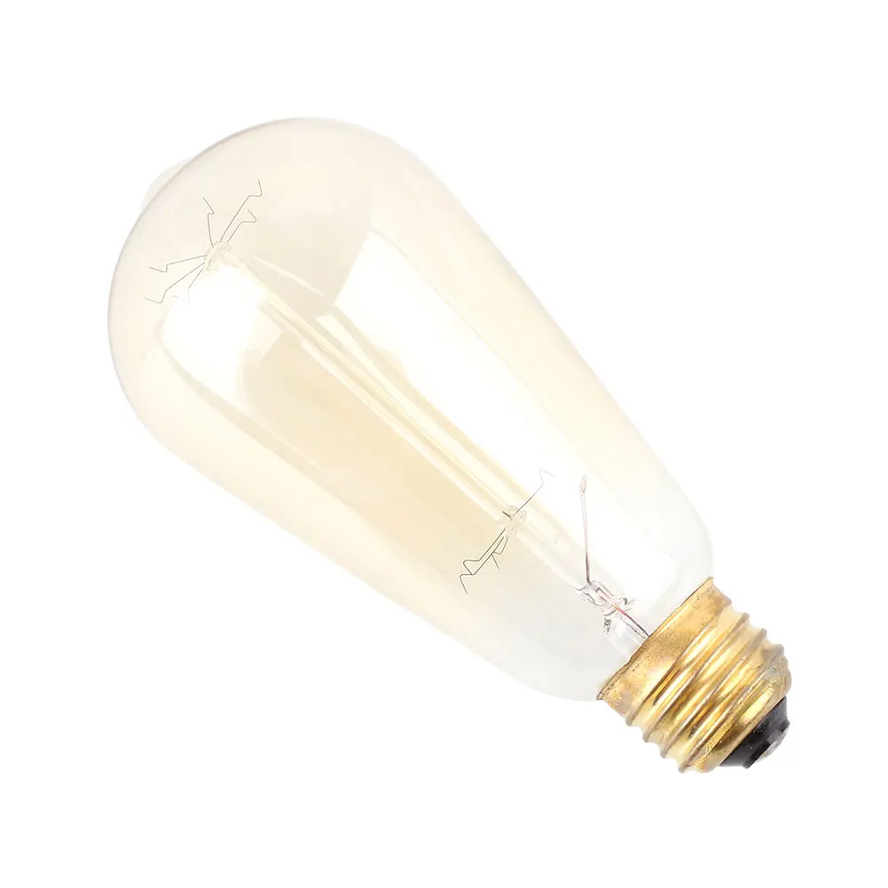 Яркий Ретро E27 840W Тип Эдисона Вольфрамовая Лампа накаливания Droplight AC120V