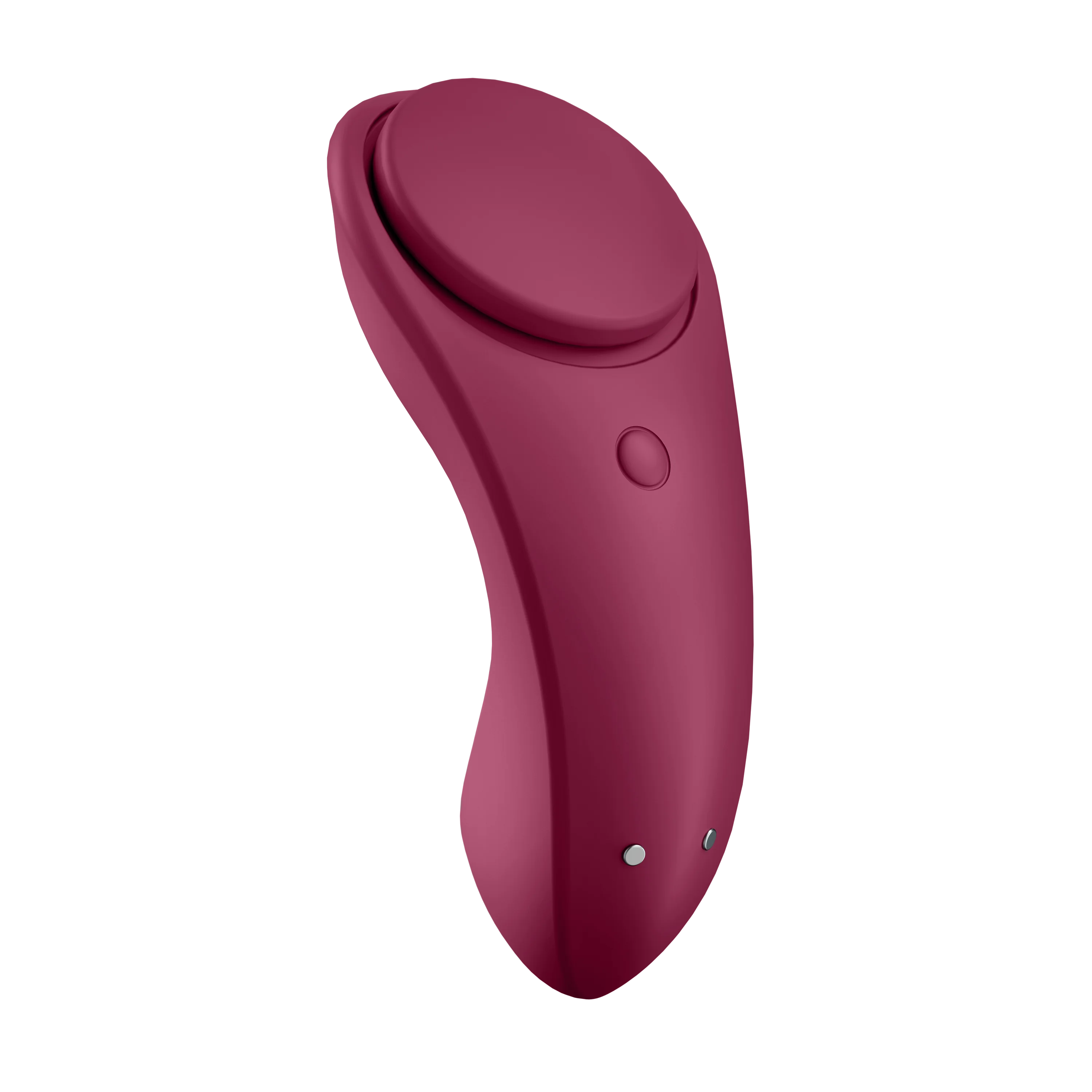 Бордовый бесшумный вибромассажер в трусики Satisfyer Sexy Secret | Красота и здоровье