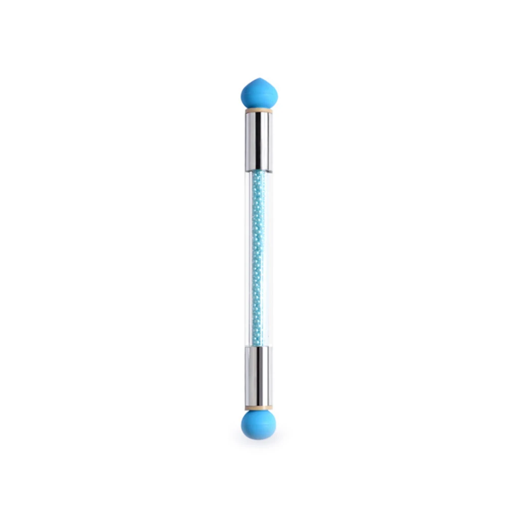 

Glitter Powder Dotting Gradient Pen Brush Nail Art Double-ended UV Gel Painting Tool CJ666