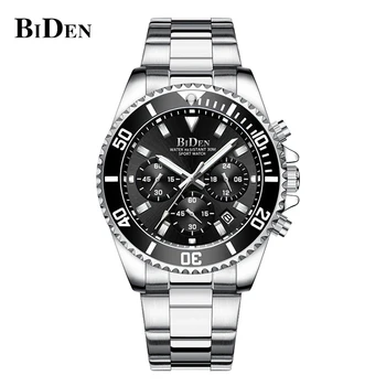 

Fashion Sports Quartz Watch Men 2020 Top Brand Luxury Waterproof Full Steel Chronograph Wristwatch For Man Rolexable Clock xfcs