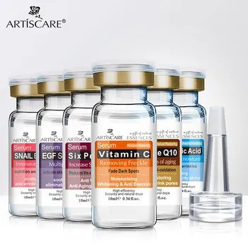 

ARTISCARE Whitening & Anti Winkle Serum Extra Value Suit 6pcs Anti Aging and Moisturizing Skin Care Hyaluronic Acid Face Essence