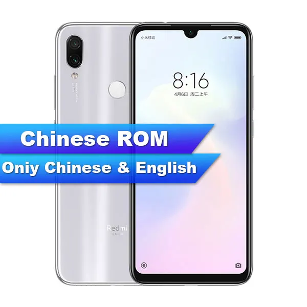 Глобальный Встроенная память Xiaomi Redmi Note 7 Pro 6 ГБ 128 Гб Смартфон Snapdragon 675 Octa Core 4000 мАч 6,3 в форме капли с Экран 48+ 13 Мп - Цвет: White Chinese ROM