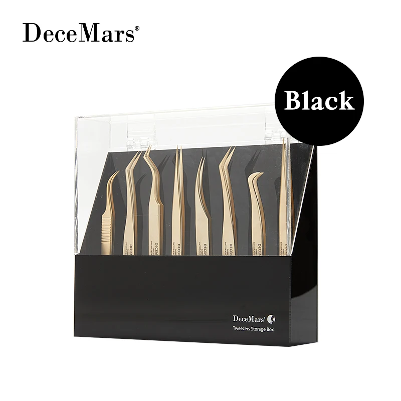 DeceMars 핀셋 보관함 8홀 홀더