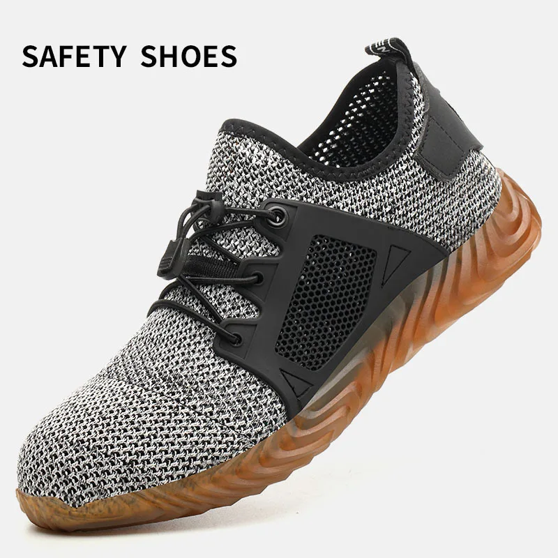 

Men's new work boots, non-slip and waterproof men's sports shoes, stab-proof and anti-smash men's boots MYD010