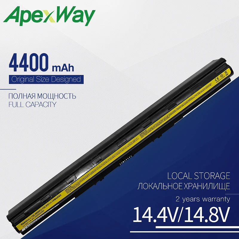 4400mAh 8 CELLS New Laptop Battery L12M4E01 For LENOVO IdeaPad G400S G405S G410S G500S G505S G510S S410P S510P Z710 L12L4A02 | Компьютеры