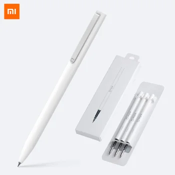 

Xiaomi Pen Mijia Pen Mi Sign Pens With 0.5mm Swiss Refill 143mm Rolling Roller Black ink Xiomi Signing Ballpoint Pens for School