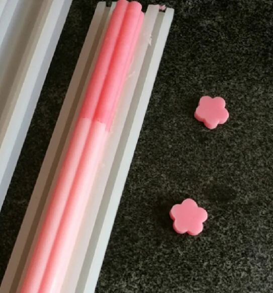 Flower DIY Форма для свечей сердце круглая силиконовая форма для свечей Бытовая гармоничная Свеча на колонне формы ручной работы аксессуары для свечей - Цвет: Flower