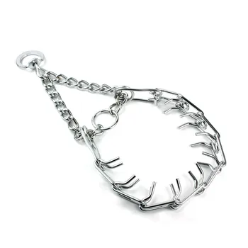 

Dog Necklace Training Animal Chain Pet Supplies Necklet Stimulate Metal Detachable Neck Strap