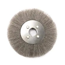 GTBL 250x32 мм проволока из нержавеющей стали плоская проволока из нержавеющей стали Плоская проволочная щетка деревянная Полировочная головка инструмент Аксессуары