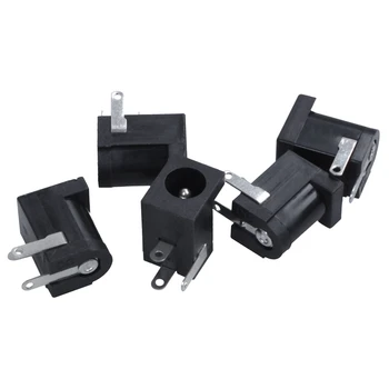 

Retail 5 Pieces DC 5.5mmx2.1mm Power Jack Socket Female Panel Mount Connector