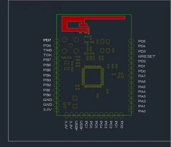 CC2538 модуль нового обновления Revision SAM \ IPX \ Встроенная антенна