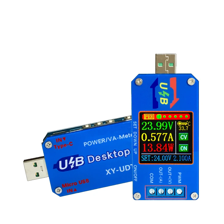 DC USB Тестер DC повышающий/понижающий преобразователь CC CV силовой модуль 5 В до 0,6-30 в 2A Регулируемый источник питания измеритель напряжения