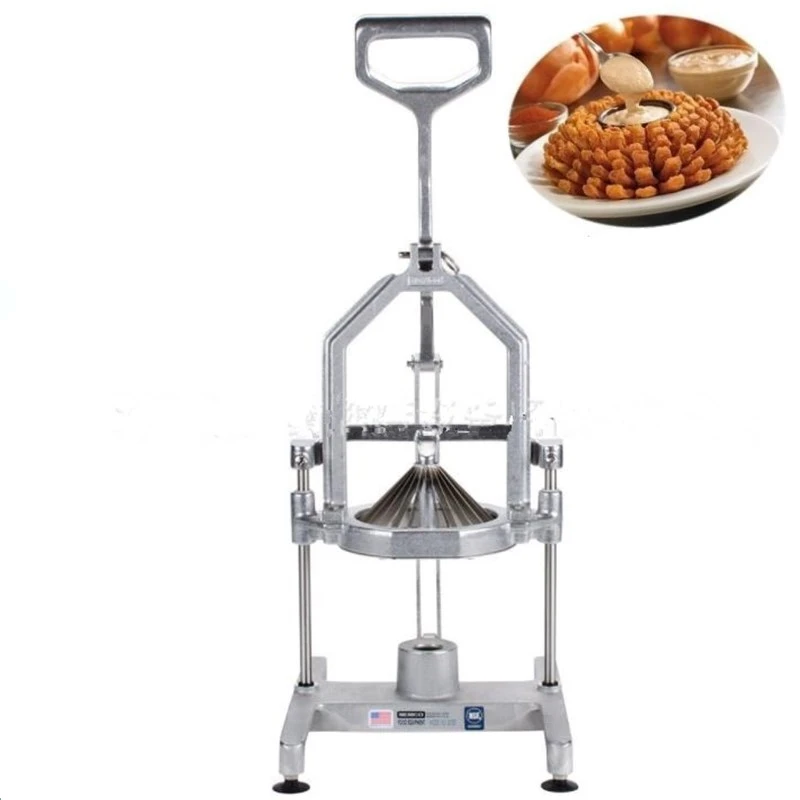 

Easy flowering onion cutter Cut onion flower machine blooming onion maker onion fiower cutting machine onion blossom maker set