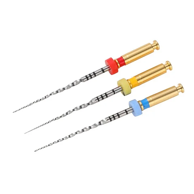 X1-X3 25mm Стоматологическая Protaper следующий Endo зачистной круг 3 шт./кор. двигателя Применение протапер нити файлы стоматологии Супер Файлы стоматологический инструмент - Цвет: X1-X3 25mm