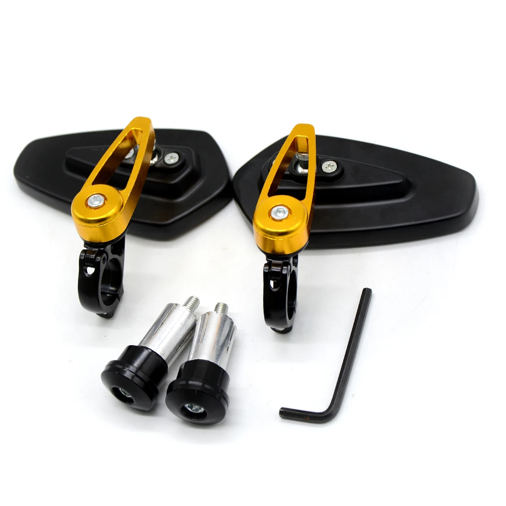 

Motorcycle Mirror 7/8" Handle Bar End Rearview Mirrors for KAWASAKI Z750 Z800 Z900 Z1000 ER-6N ER-6F NINJA