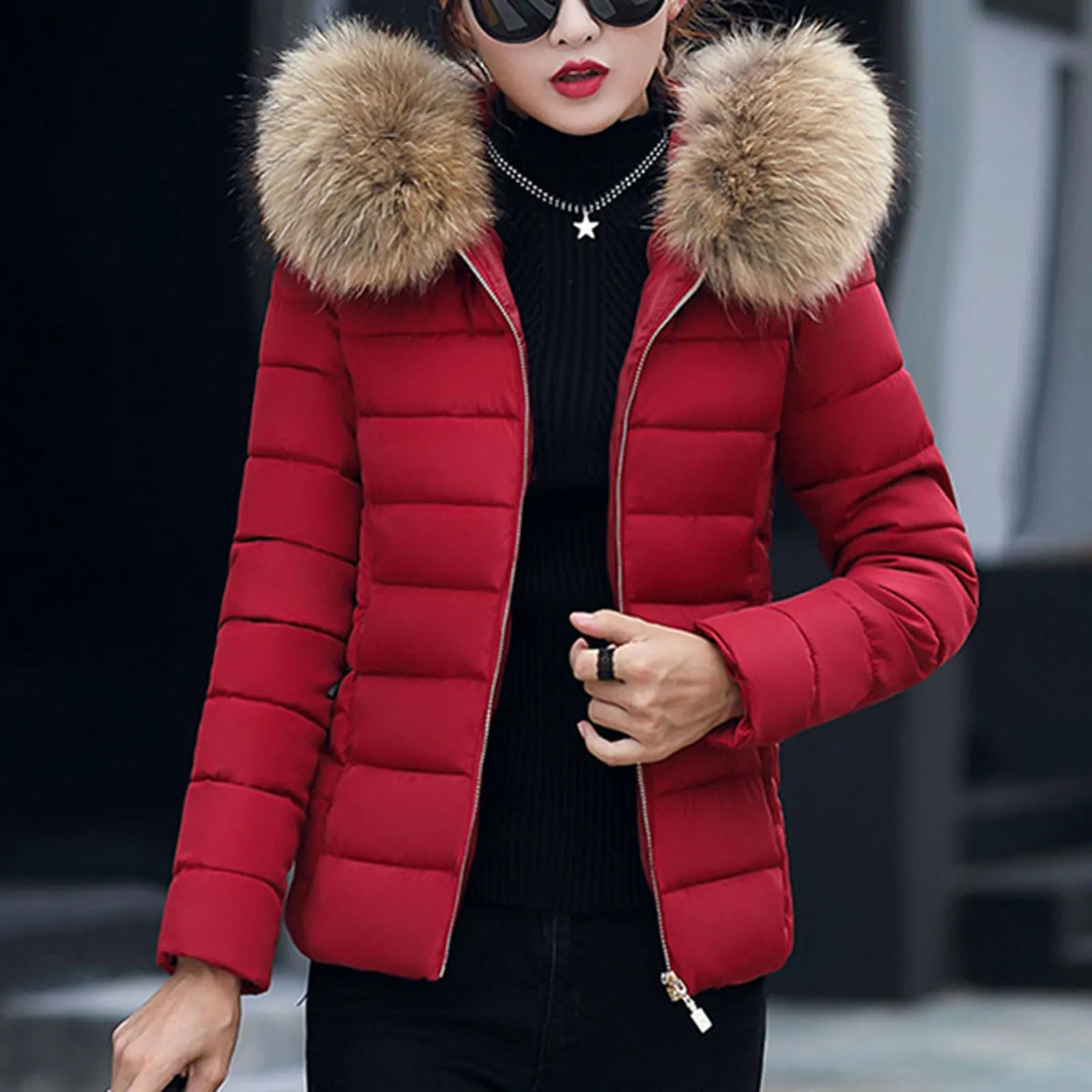 2022 Winter Coat Fashion Slim Women Winter Jacket Cotton 2022 Winter Coat Fashion Slim Women Winter Jacket Cotton