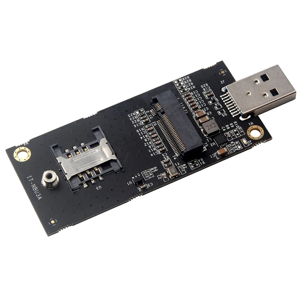 NGFF M2 Key B SSD To USB 3.0 External Conveter Adapter Card Flash Disk Type