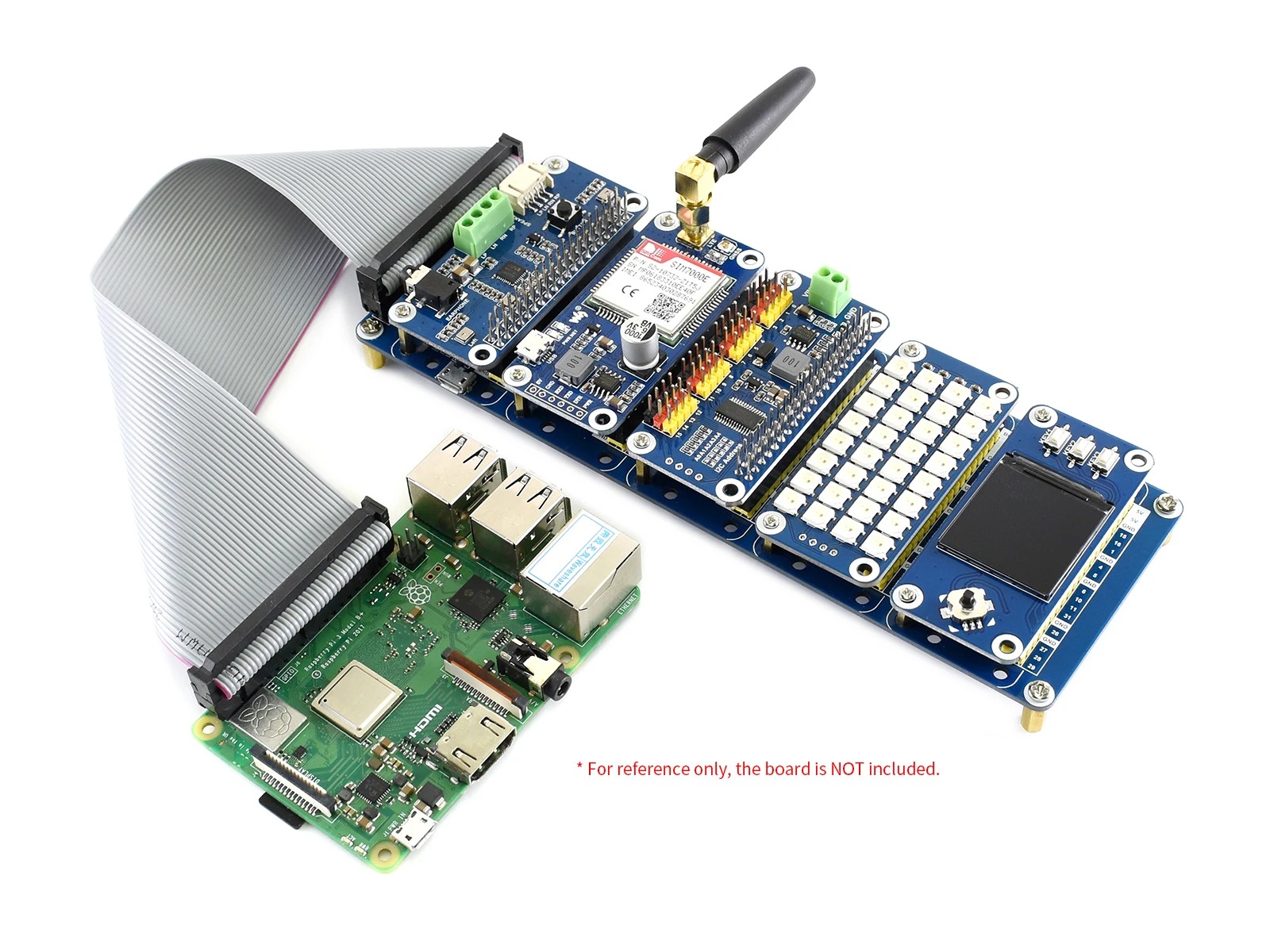 Waveshare-Stack-HAT-for-Raspberry-Pi-stacks-up-to-5-HATs-I-O-expansion ...