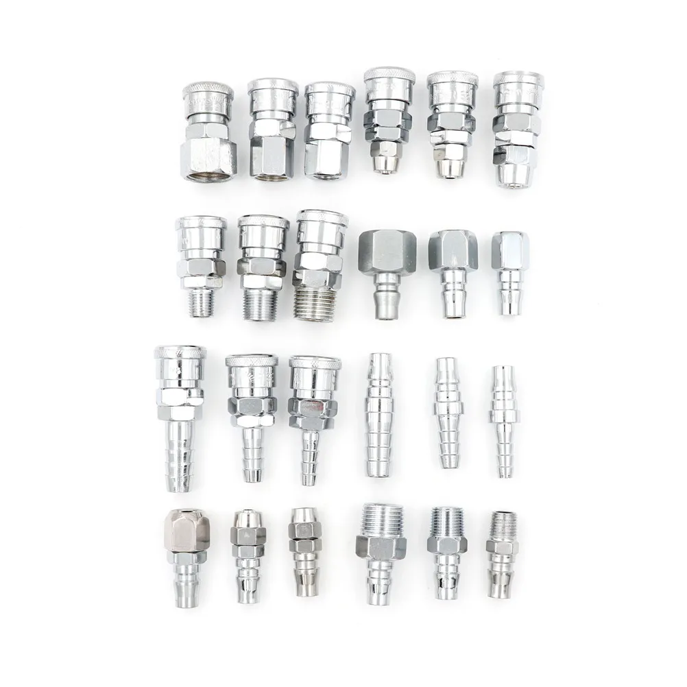 1PC Euro Fittings Air Hose Compressor Connector Male/Female Euro Quick Release Fitting Hardware Accessories