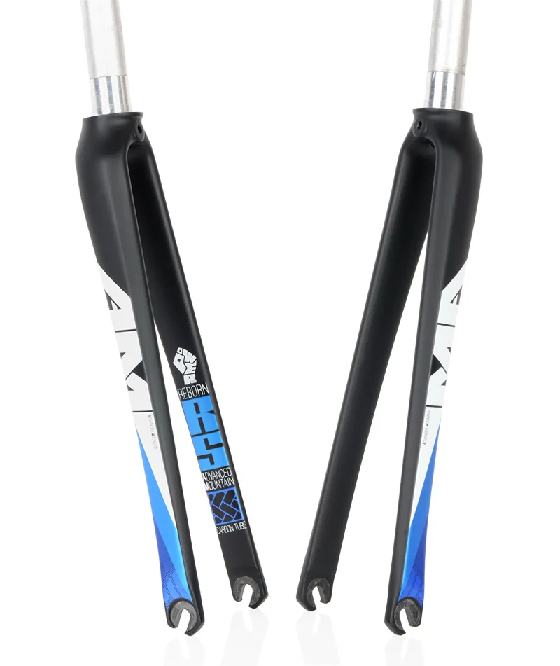 

19-Am R5 European Standard High Quality Lightweight Semi-Full Composite Ahead Highway Front Fork 700C Carbon Fiber Front Fork