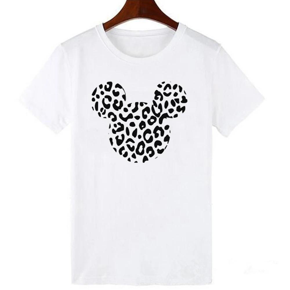 Футболка с Микки Маусом, женские футболки, летние топы, графические футболки для женщин, Микки Маус, сердце размера плюс, кавайная футболка, S-3XL