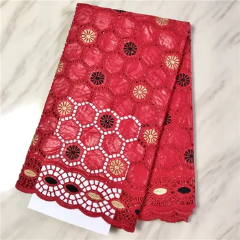 

New arrival Blue african BAZIN riche fabric with Embroidery lace african Guinea Brocade cotton fabric 16L071207