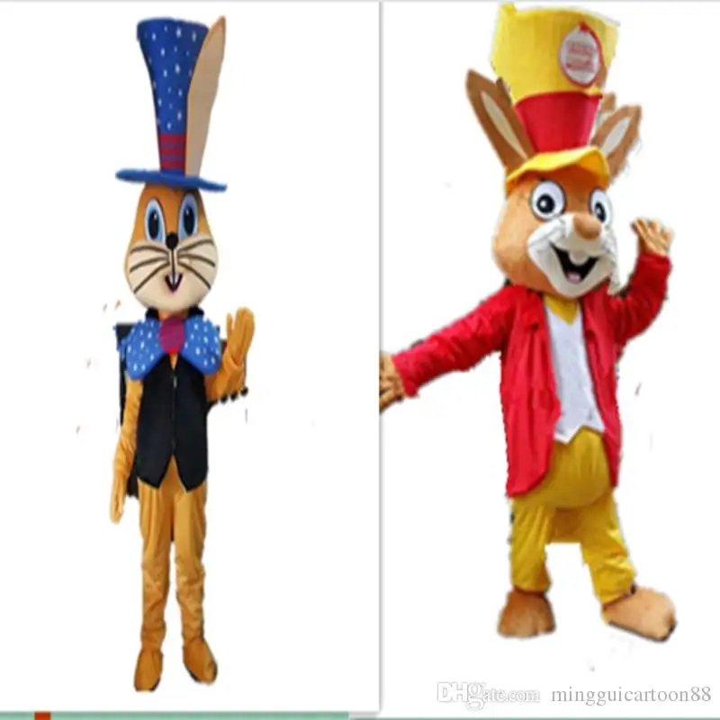 

flattery Easter bunny Mascot Costume Christmas Fancy Dress Halloween Mascot Costume Free Ship