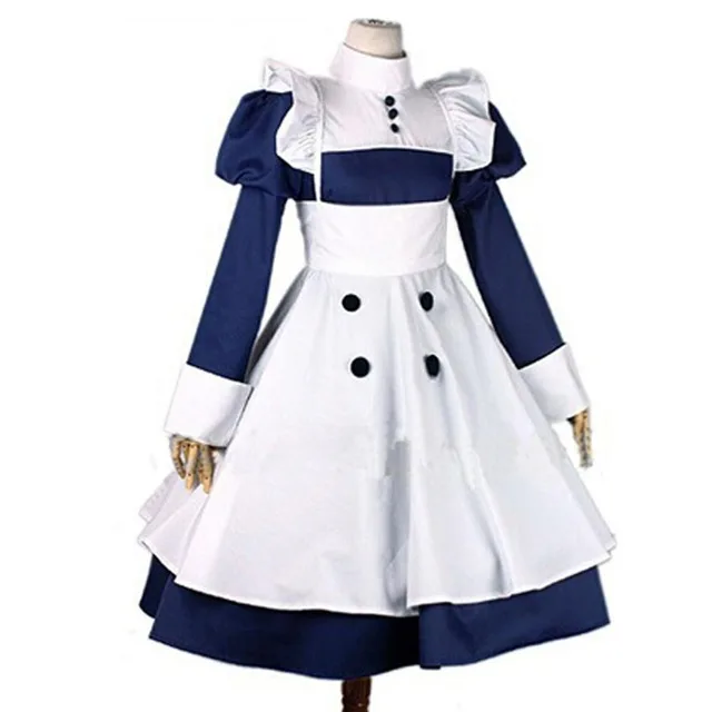 Buy Anime Black Butler Kuroshitsuji Mey-Rin Cosplay Costume – Cosplay Clans