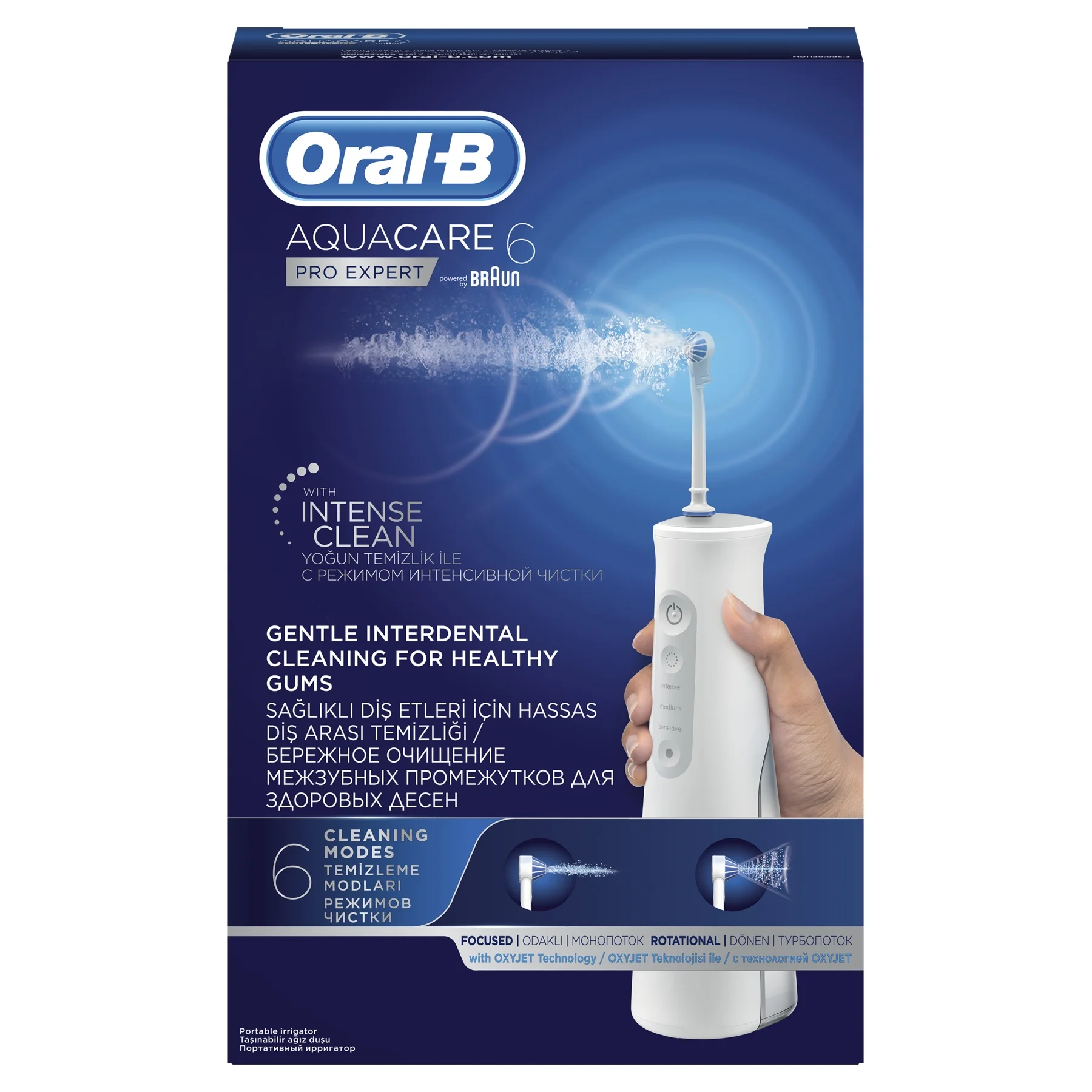 Oral-B Aquacare 6 Pro-Expert Ирригатор Для Полости Рта С Технологией Oxyjet | Бытовая техника